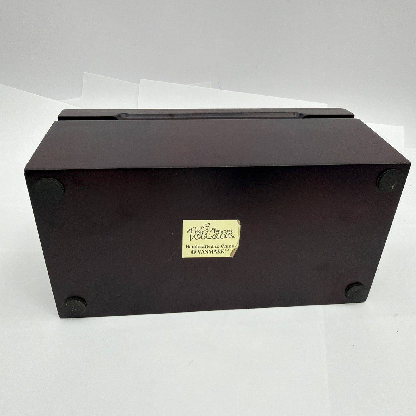 Vanmark VetCare Veterinarian Dog Hinged Keepsake Box Handcrafted China