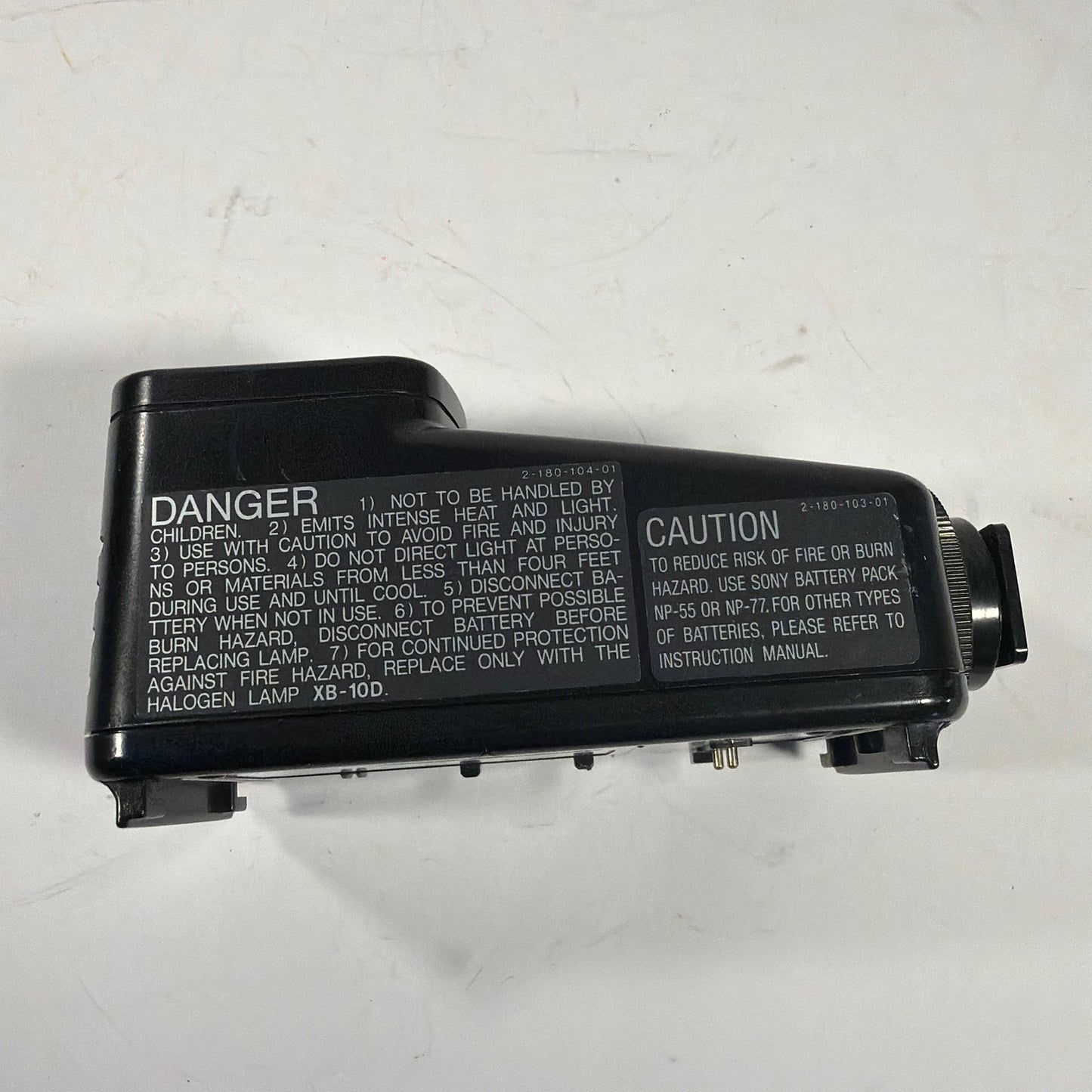 Sony HVL-10D Battery Video Light DC 6V 10W Tested Working