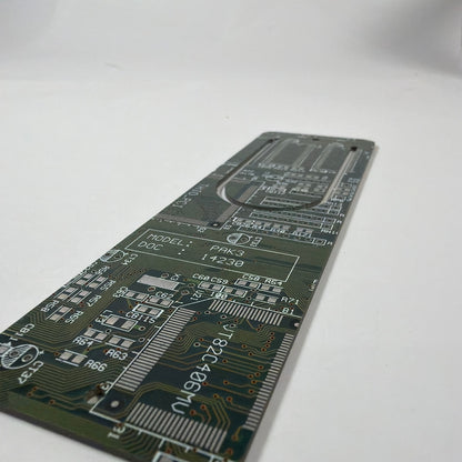 Circuit Board PCB Bookmark Green Gold 6 x 2 Inch
