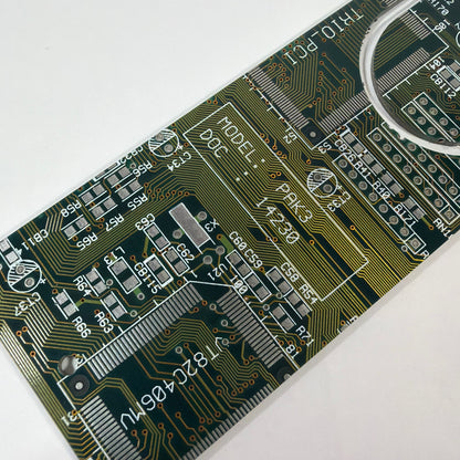 Circuit Board PCB Bookmark Green Gold 6 x 2 Inch