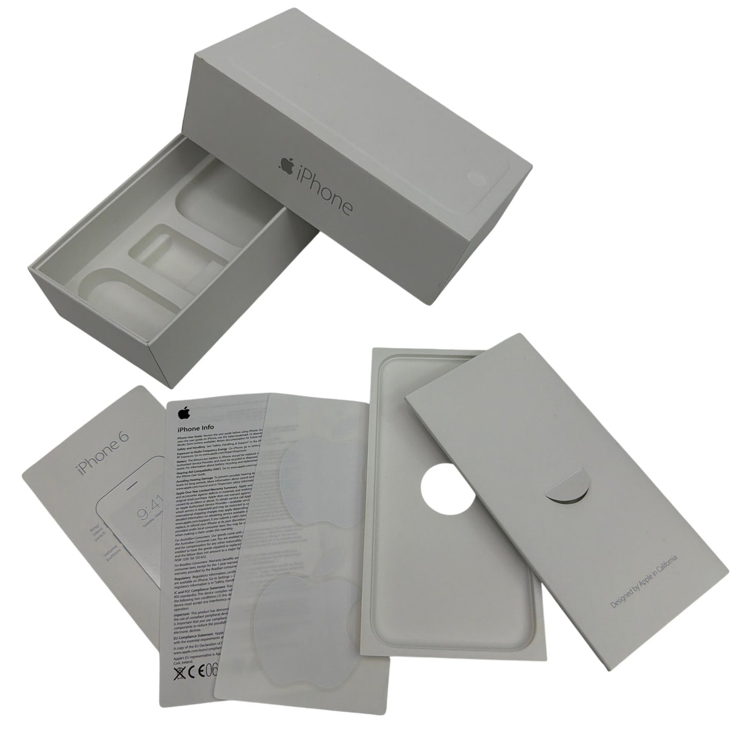 Original Apple iPhone 6 Box Only MG642LL/A Silver 64GB Packaging