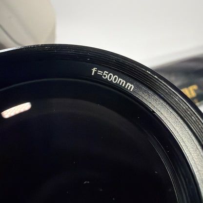 Vivitar Series 1 500mm f/8 Telephoto Lens T-Mount with T2-EOS Adapter