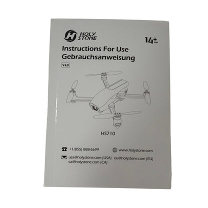 Holy Stone HS710 Drone Instructions For Use Manual V4.0