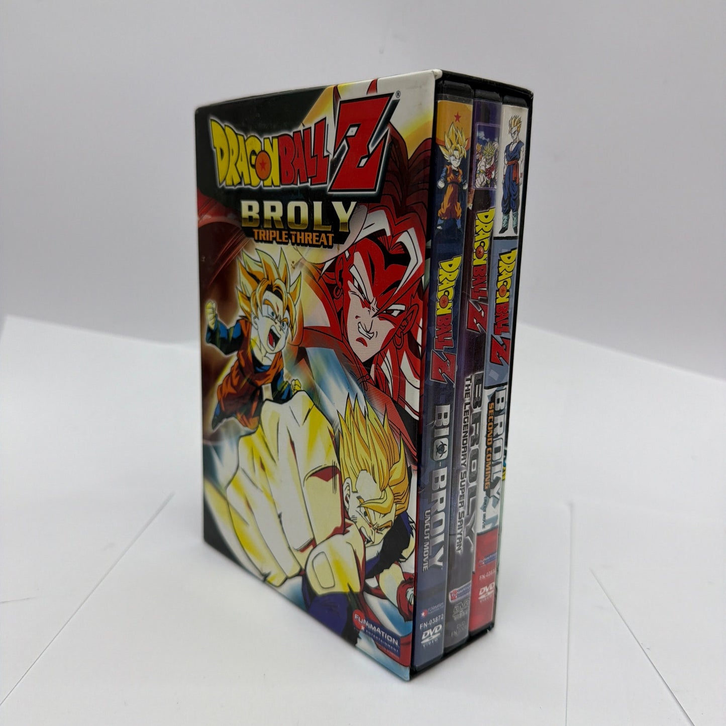 Dragon Ball Z Broly Triple Threat 3-Disc DVD Box Set FUNimation
