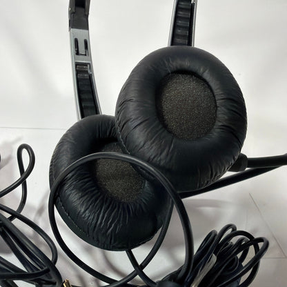 Lot of 2 Panasonic KX-TCA430 2.5mm Wired Headsets Tested