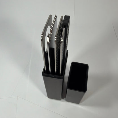 Rabbit R4-06201 Compact Bar Tools Set Stainless Steel Silver with Caddy