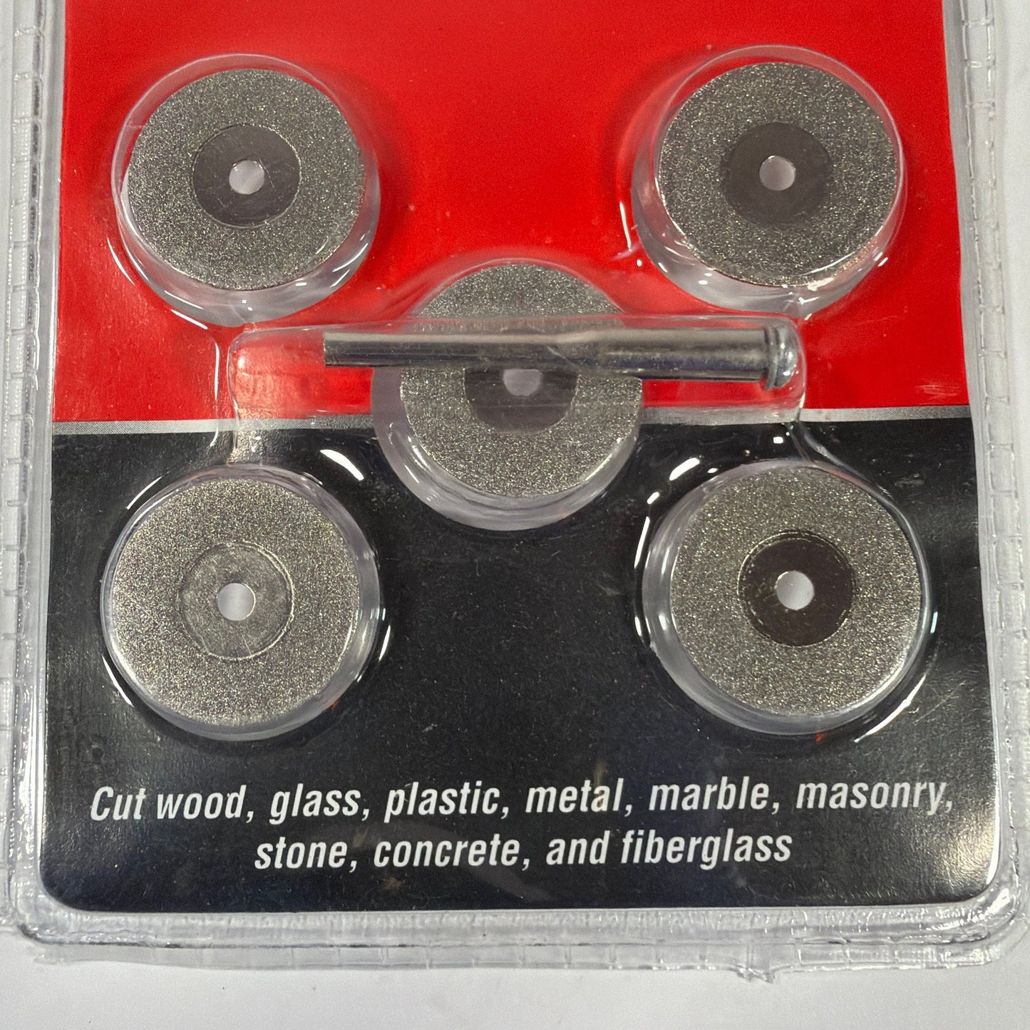Warrior 5-Piece Rotary Diamond Cutting Discs Set 1/8 in Shank Item 69657