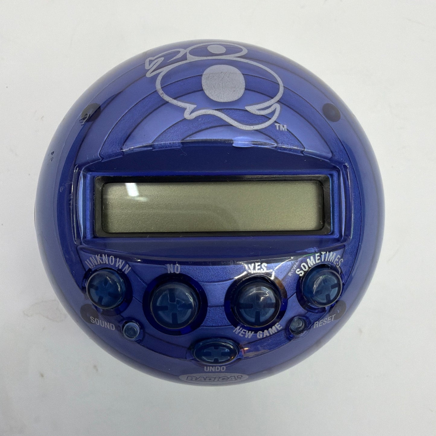 Radica 20Q Handheld Electronic Game Blue 2005 Non-Working As-Is