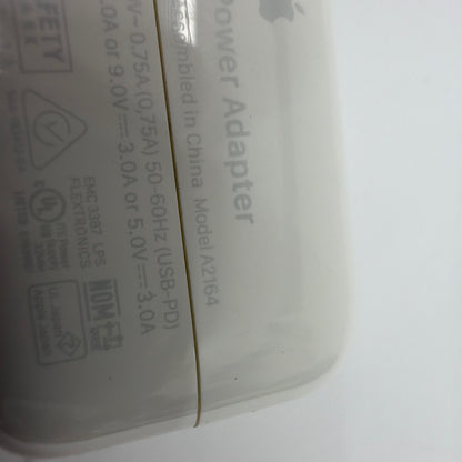 Genuine Apple A2164 30W USB-C Power Adapter White