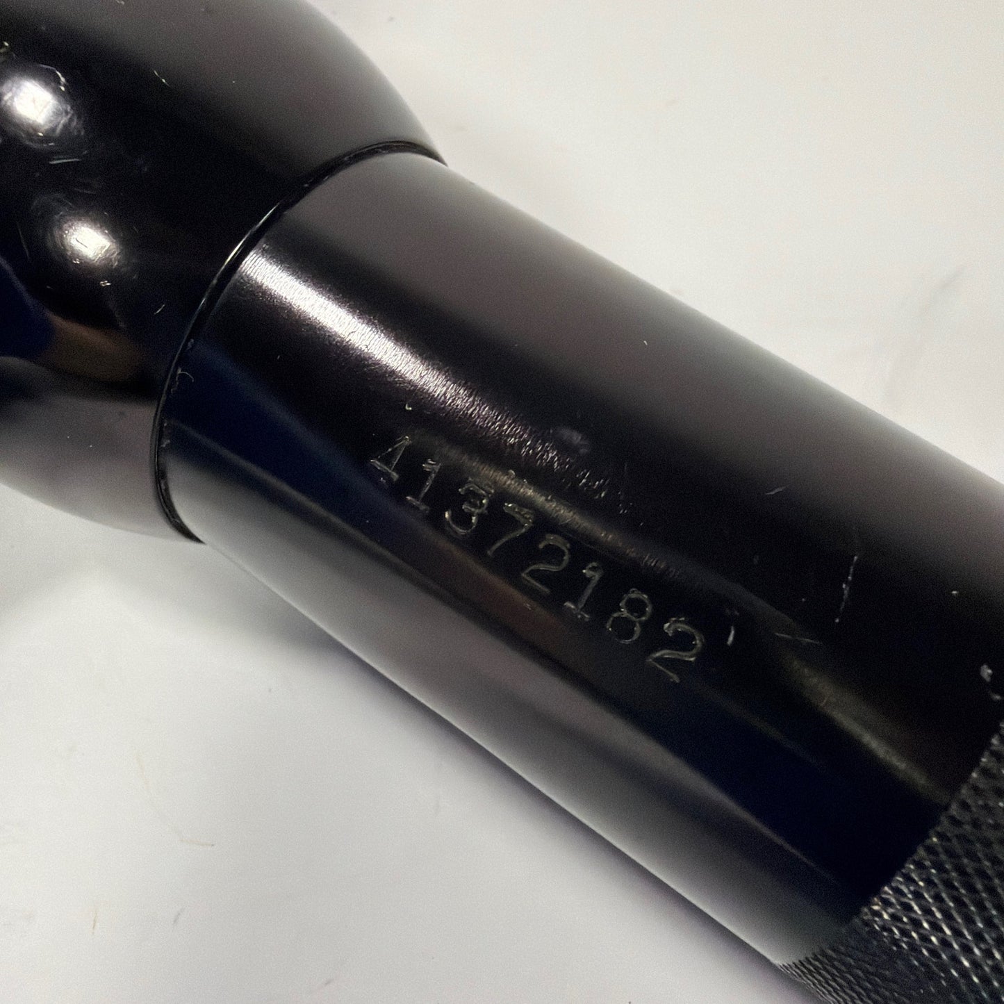 Maglite 4D-Cell Flashlight Black Tested Working With Extra Bulb No Batteries