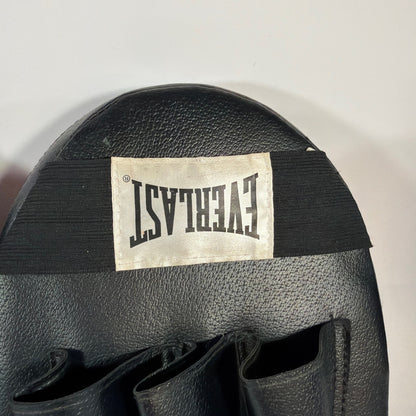 Everlast Boxing Punch Mitts Red Black Focus Pads Pair