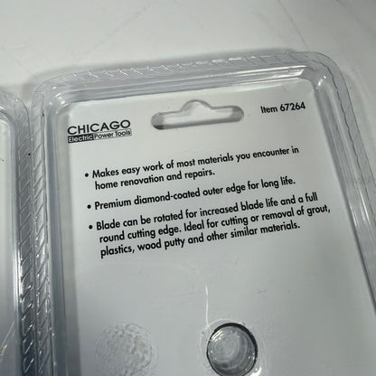 Chicago Electric Diamond Cutter Blade Item 67264 Lot of 3 New