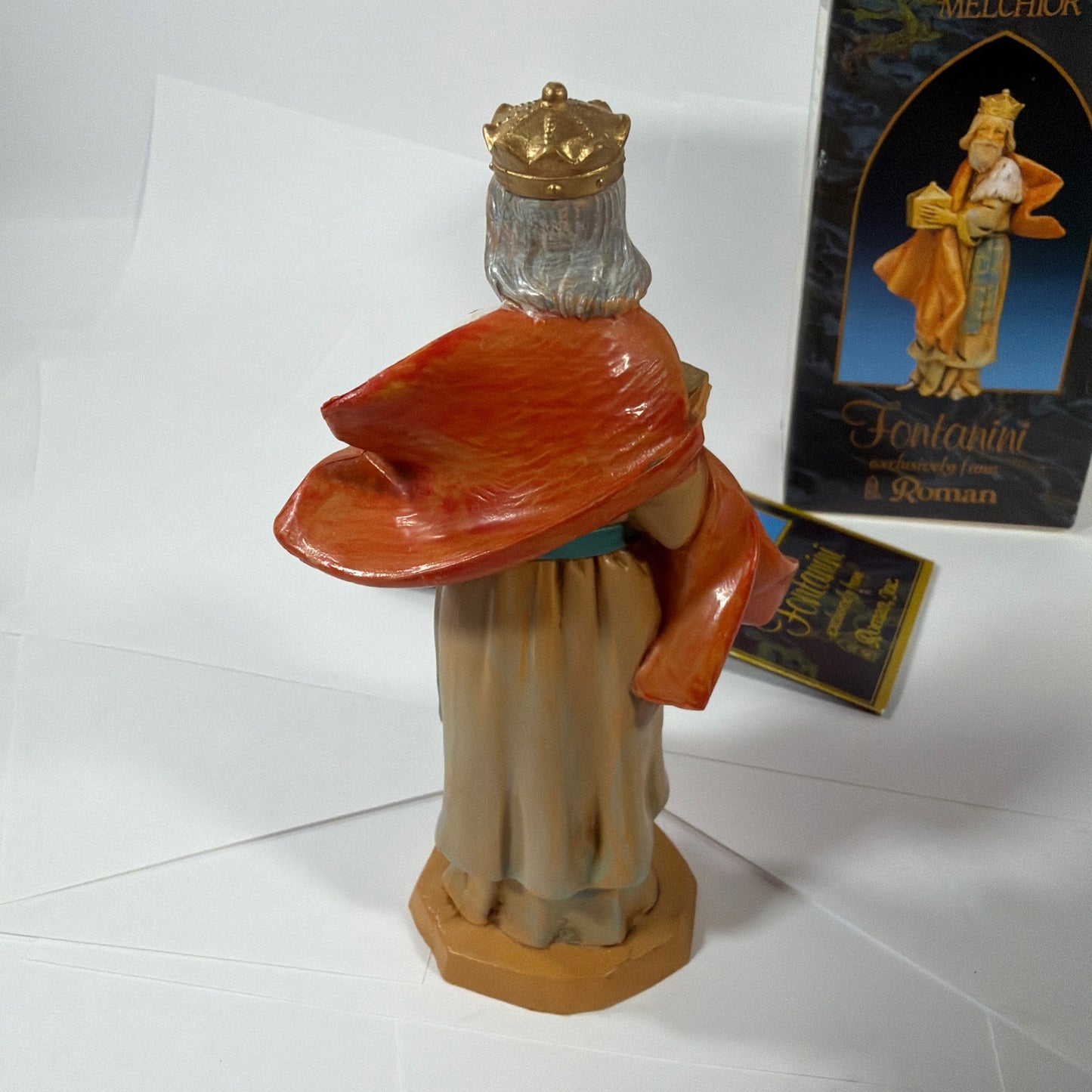 Fontanini Melchior King With Chest of Gold 5 Inch Nativity Figure 72514
