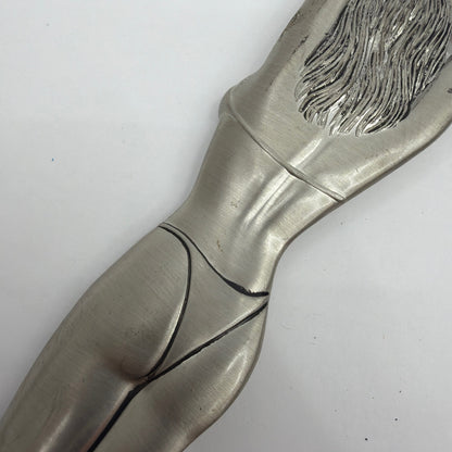 Hawaii Hula Girl Metal Bottle Opener 8 Inch Silver Souvenir