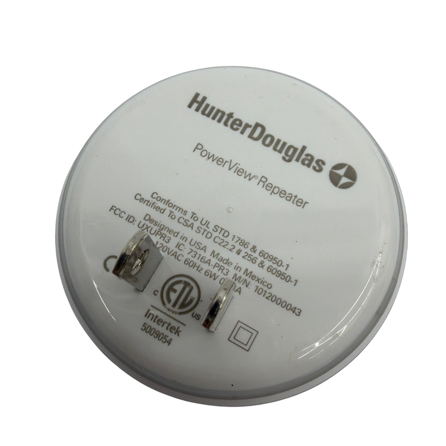 Hunter Douglas PowerView Gen 2 Repeater PR3 White