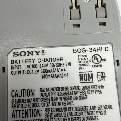 Sony CycleEnergy BCG-34HLD Ni-MH AA/AAA Battery Charger