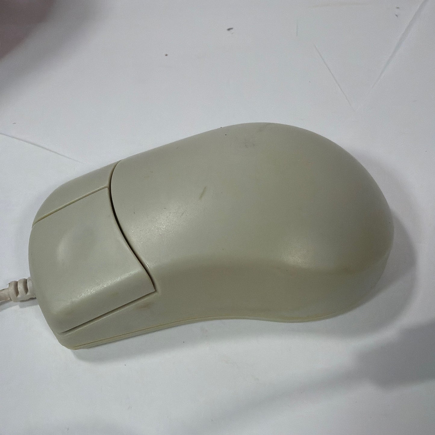 Dyna Point M2DE-42P PS/2 Wired Ball Mouse Beige Tested Working