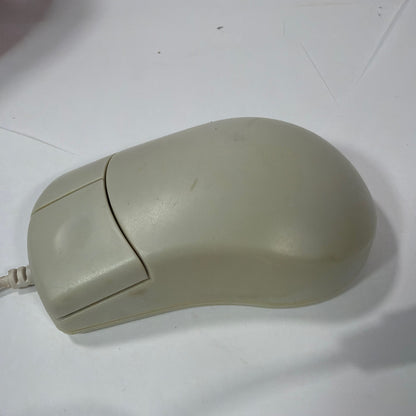 Dyna Point M2DE-42P PS/2 Wired Ball Mouse Beige Tested Working