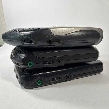 Sony Discman CD Player Lot D-141 D-125 D-E307CK For Parts Repair