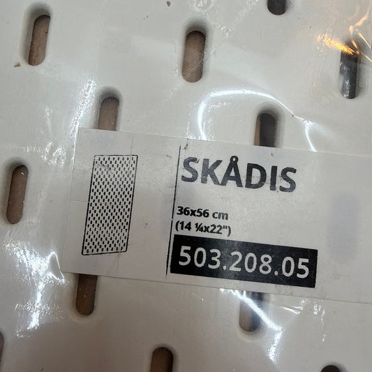 IKEA SKÅDIS White Pegboard 14 1/4 x 22 In 503.208.05
