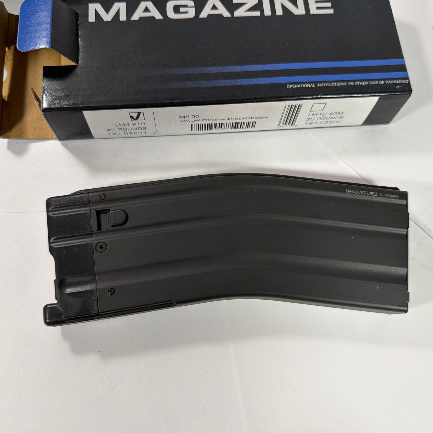 KWA LM4 PTR Series 40 Round Airsoft Magazine 197-03201