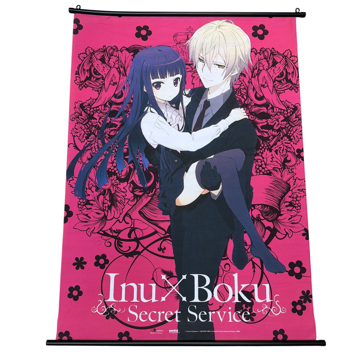 Inu x Boku Secret Service Wall Scroll Sentai Filmworks 43 x 33 Pink Anime