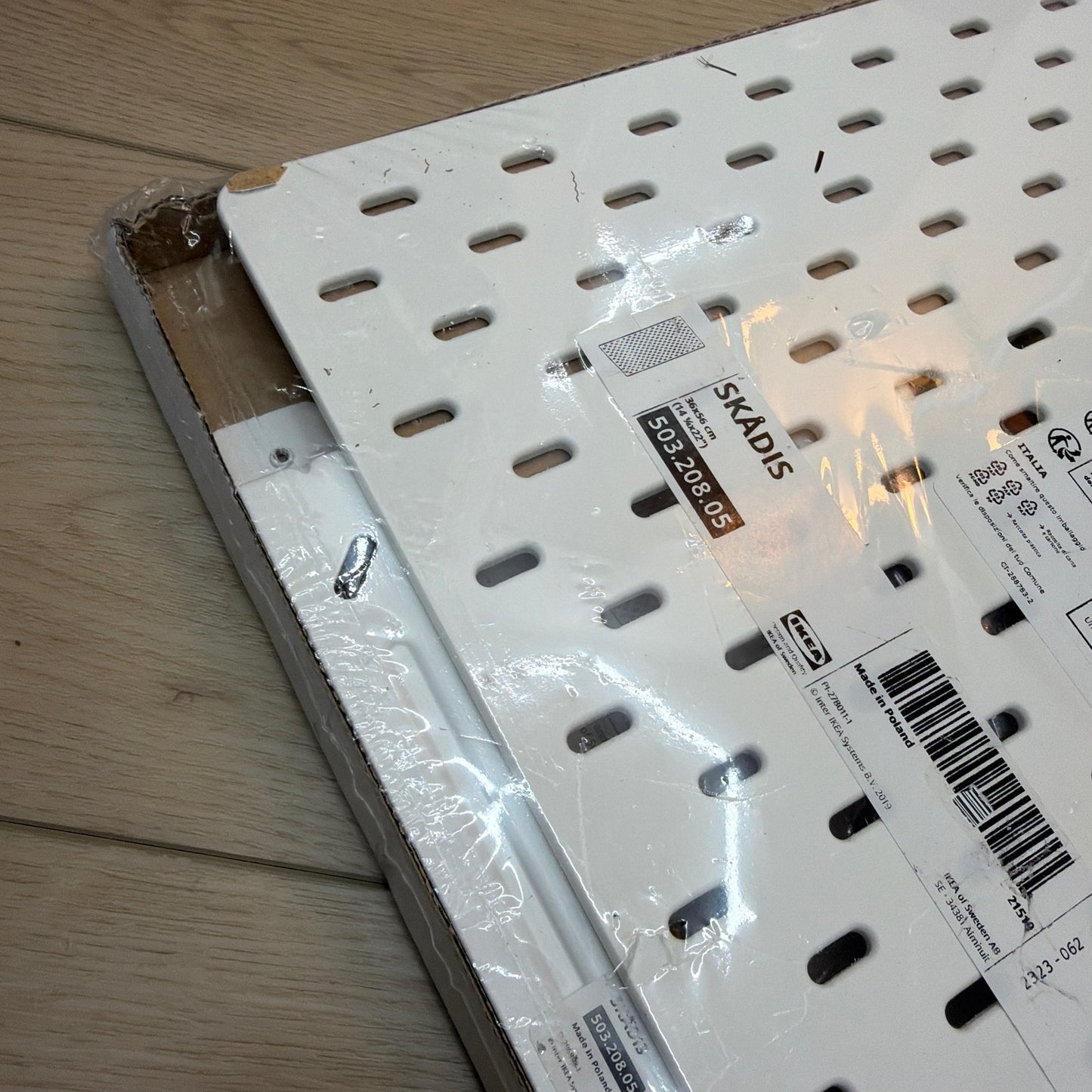 IKEA SKÅDIS White Pegboard 14 1/4 x 22 In 503.208.05