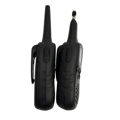 Uniden GMR635-2CK GMRS FRS Two-Way Radio Walkie Talkie Pair Black Tested