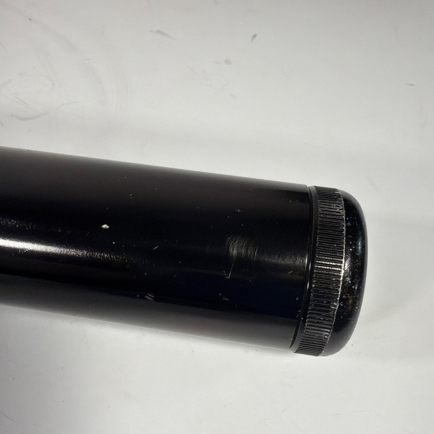 Maglite 4D-Cell Flashlight Black Tested Working With Extra Bulb No Batteries