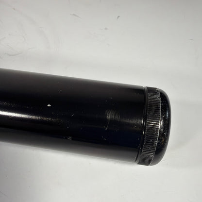 Maglite 4D-Cell Flashlight Black Tested Working With Extra Bulb No Batteries