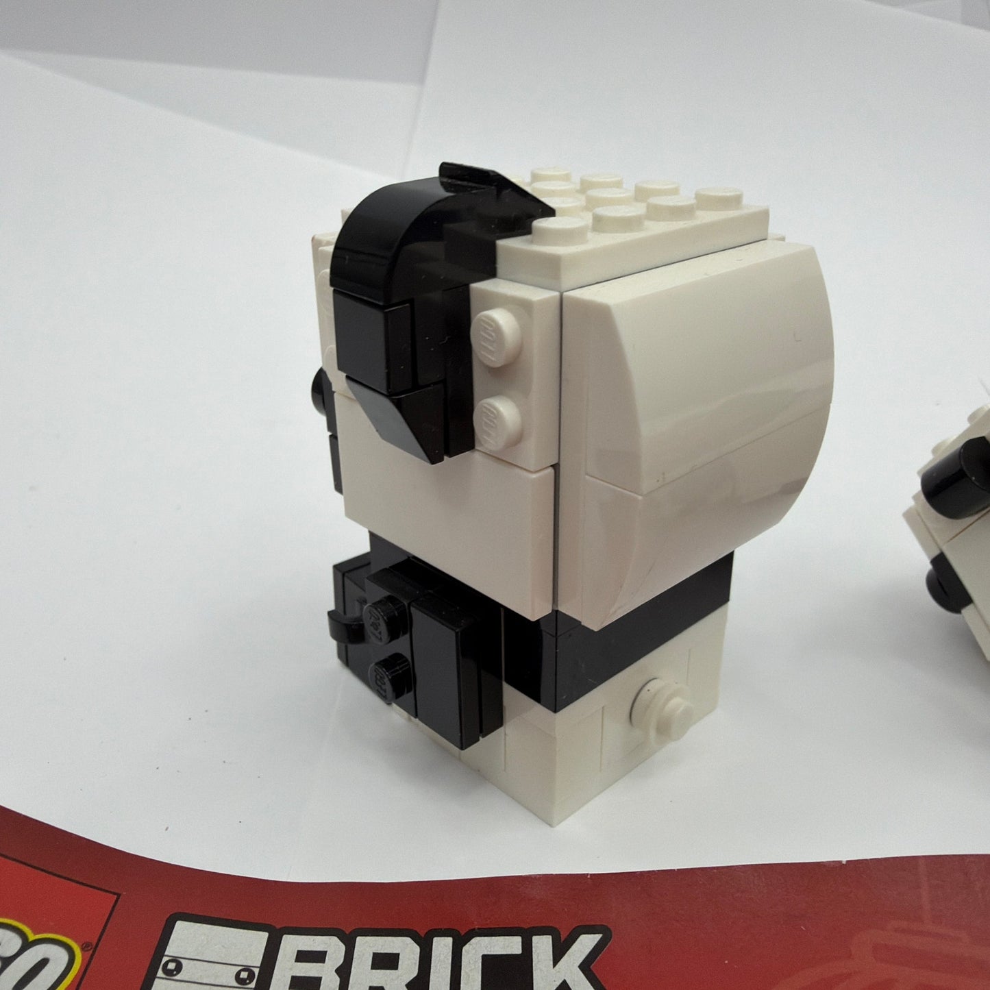 LEGO BrickHeadz 40466 Panda Incomplete Set With Instructions