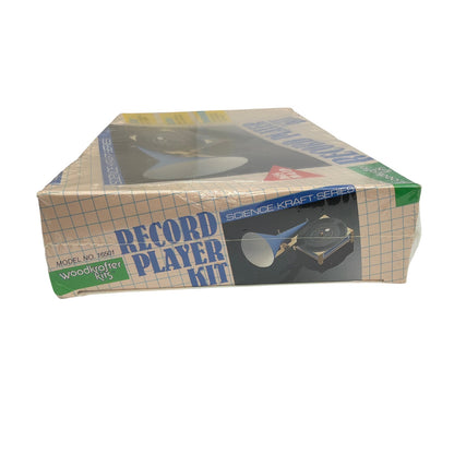 Woodkrafter Kits Science-Kraft Series Record Player Kit Model 16501 Sealed