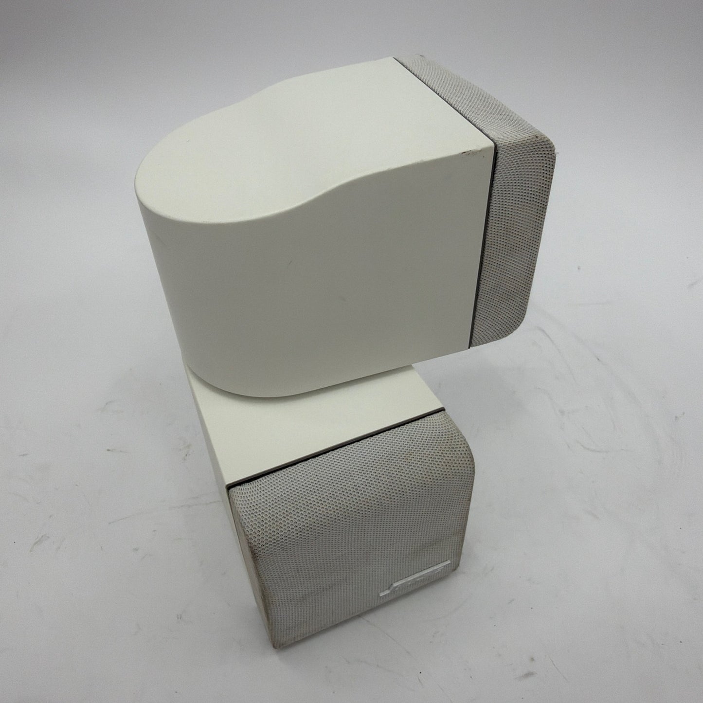 Bose Double Cube Satellite Speaker Single White Tested Working