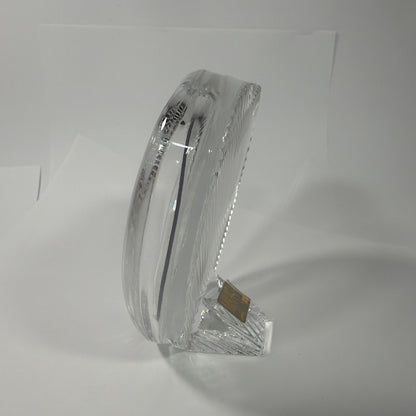 Mikasa Japan Clear Crystal Heart Picture Frame 4 Inch