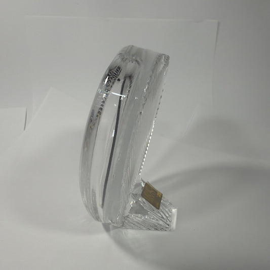 Mikasa Japan Clear Crystal Heart Picture Frame 4 Inch