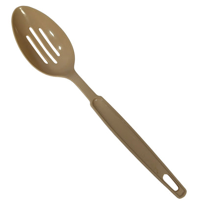 EKCO USA Tan Slotted Serving Spoon 11 Inch Dishwasher Safe
