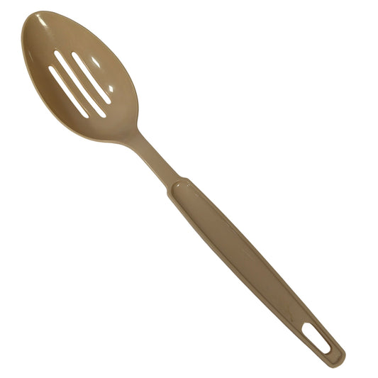 EKCO USA Tan Slotted Serving Spoon 11 Inch Dishwasher Safe