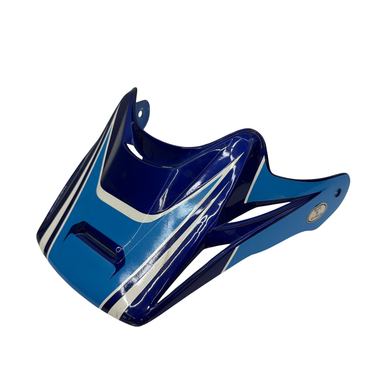 FLY Racing Venom D Helmet Visor Blue Size S Part 73-3437S