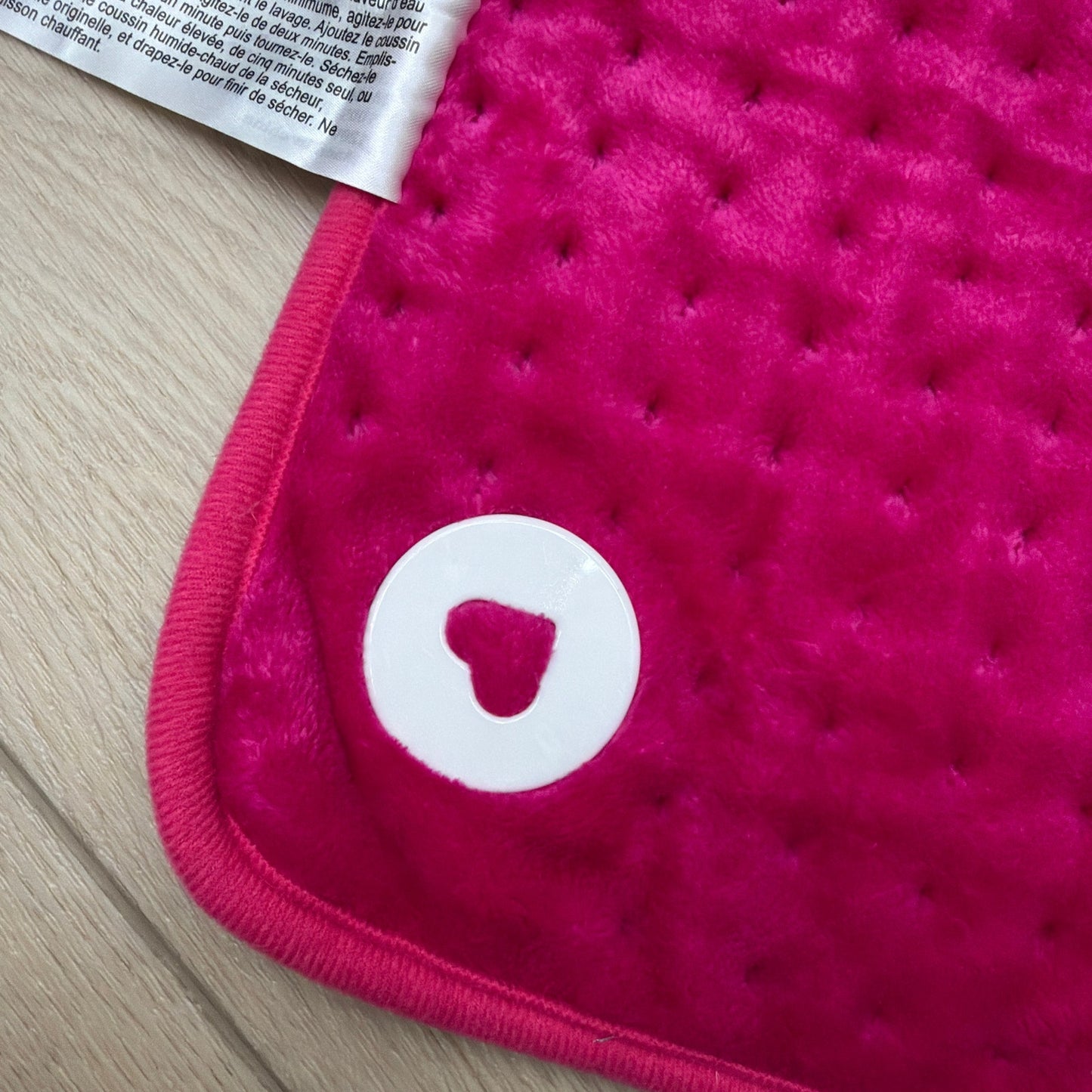 Woomer HPU-001 Electric Heating Pad 12 x 24 Pink Plush Tested