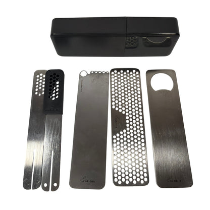 Rabbit R4-06201 Compact Bar Tools Set Stainless Steel Silver with Caddy