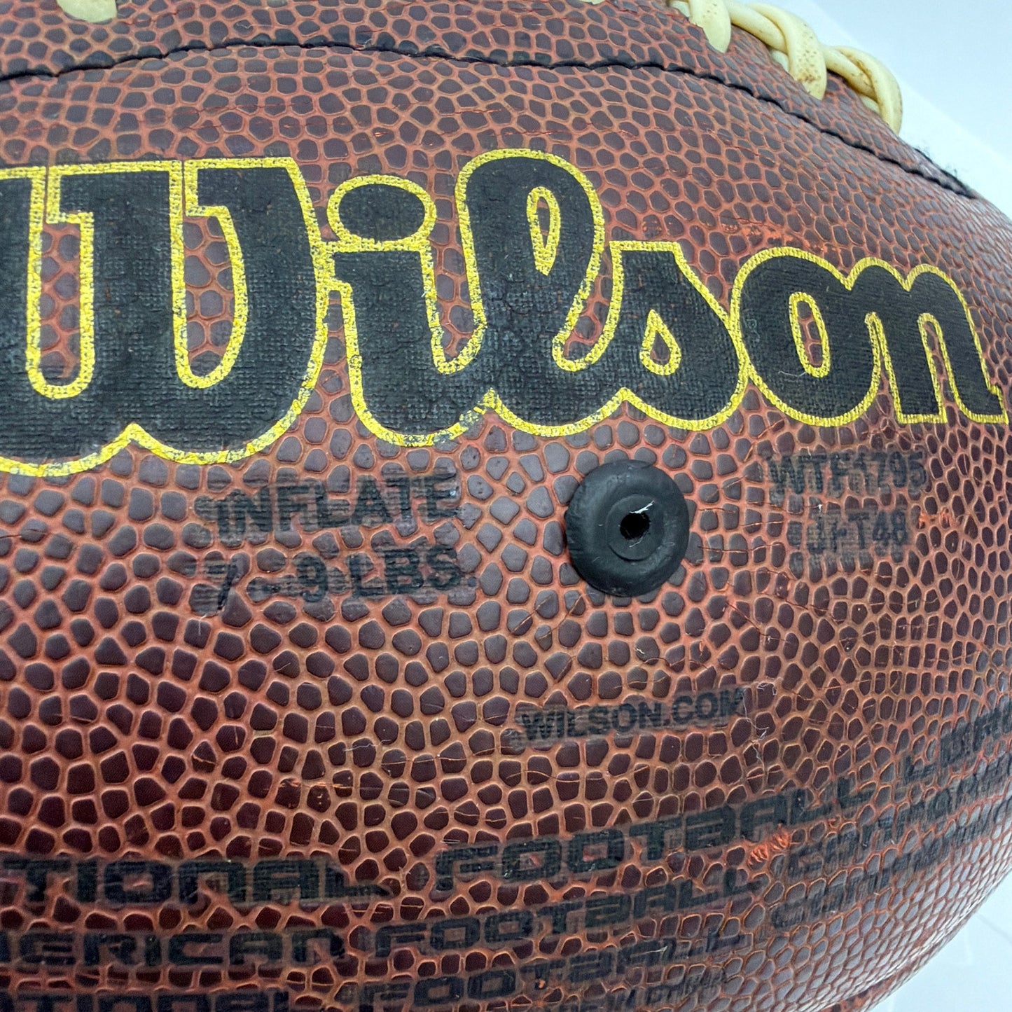 Wilson NFL Official Size Football WTF1795 Brown 12 Inch