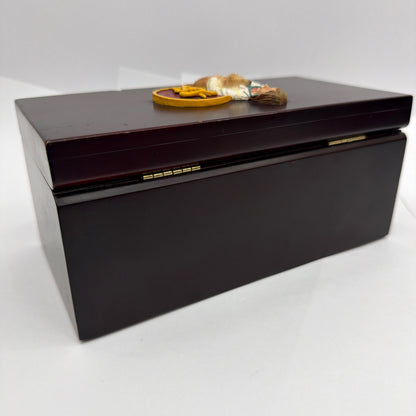 Vanmark VetCare Veterinarian Dog Hinged Keepsake Box Handcrafted China
