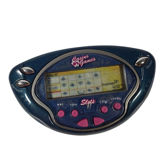 Hasbro Casino Games Slots Handheld Electronic Game 2000 Tested Working
