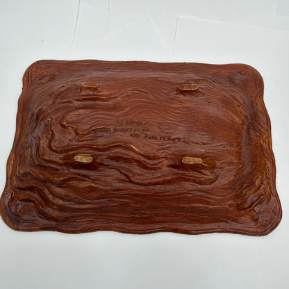 Vintage Arrow Novelty Co Niagara Falls Faux Wood Souvenir Tray