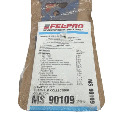 Fel-Pro MS 90109 Engine Intake Manifold Gasket Set New Old Stock