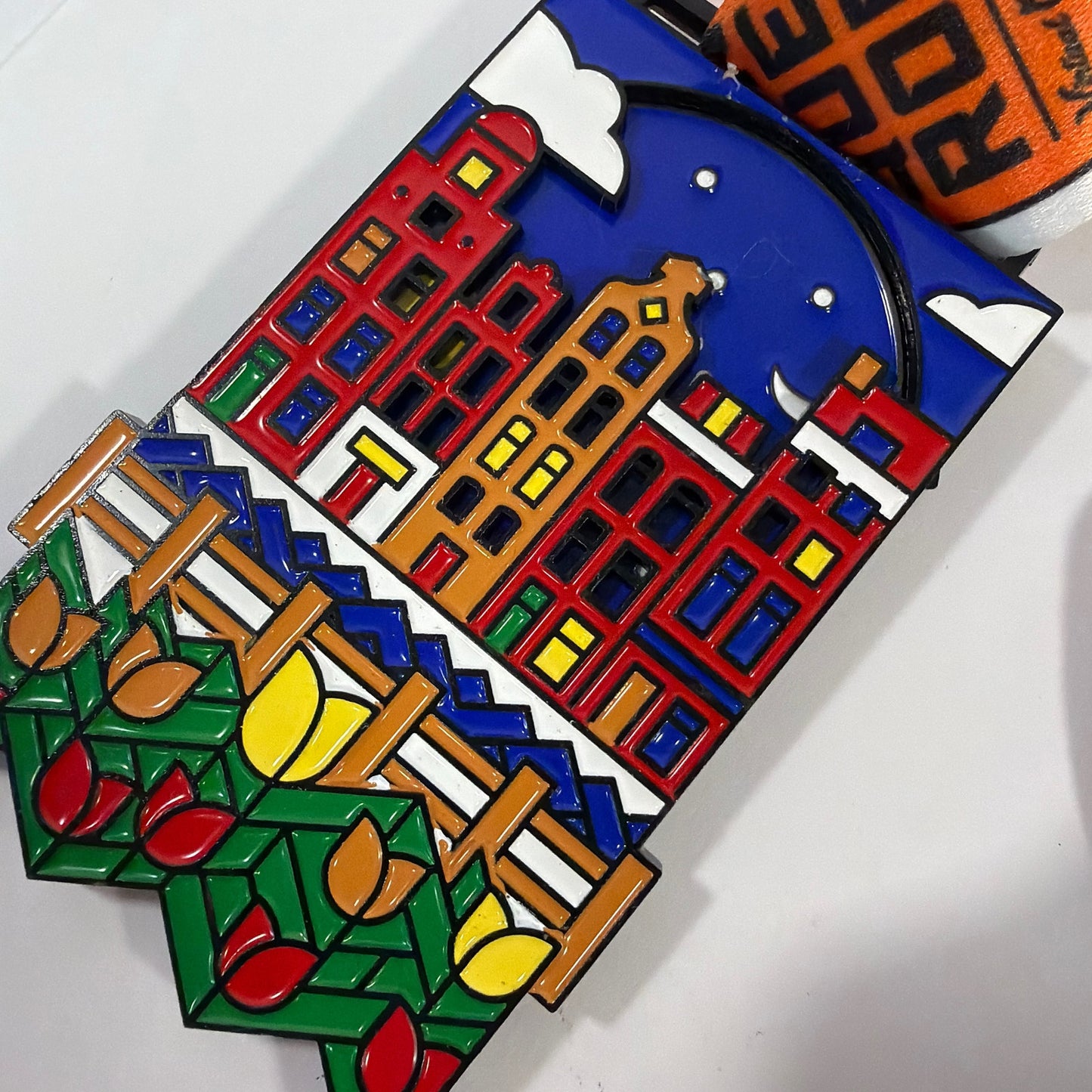 The Conqueror Flower Route Netherlands 66km Virtual Challenge Windmill Finisher Medal