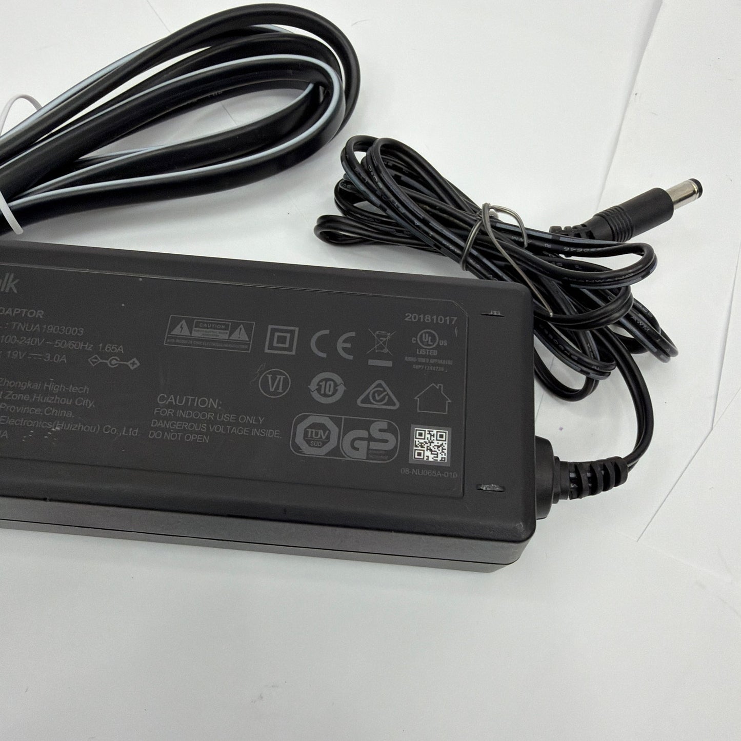 Polk TNUA1903003 AC Adapter 19V 3A Power Supply With Cord