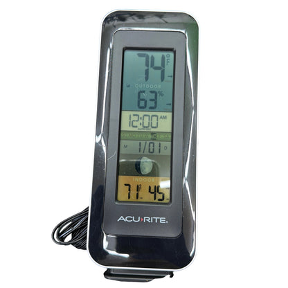 AcuRite 00384 Wireless Indoor/Outdoor Thermometer Display w Sensor & AC Adapter