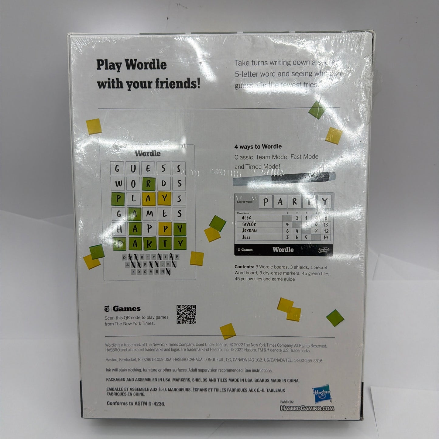 Hasbro Wordle The Party Game F8348 Sealed Box Damaged