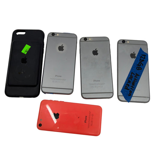 Apple iPhone Mixed Lot for Parts Repair Untested Activation Locked